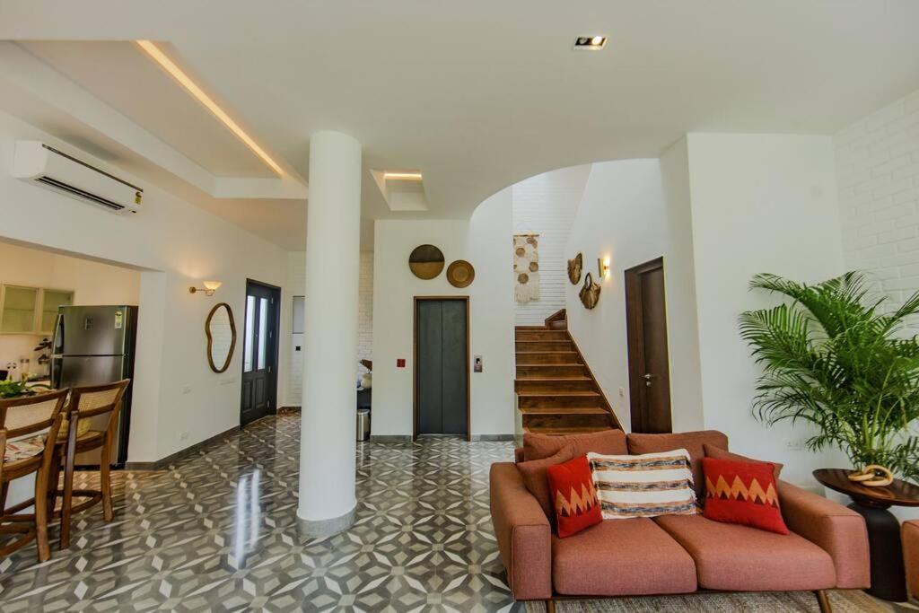Presidential Luxury Villa Anjuna With Pvt Pool & Bathtub, Most Prime Location Esterno foto