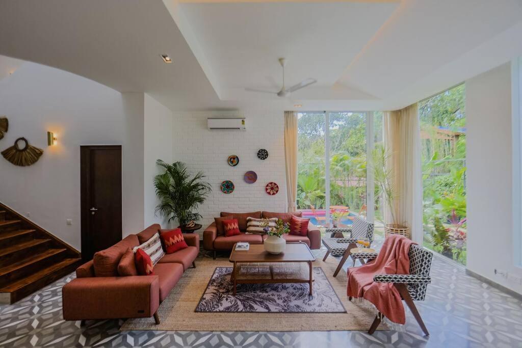 Presidential Luxury Villa Anjuna With Pvt Pool & Bathtub, Most Prime Location Esterno foto